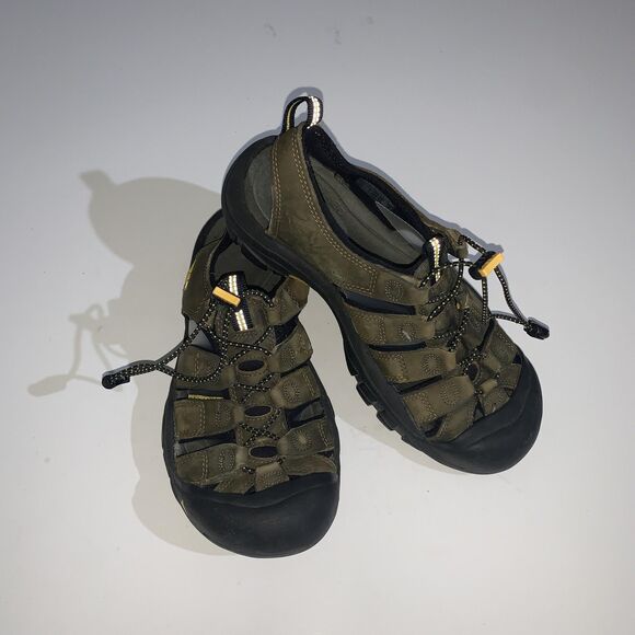 Keen Newport Shoes Mens Size 8 Green Leather Closed Toe Water Sandals Hiking main image 6